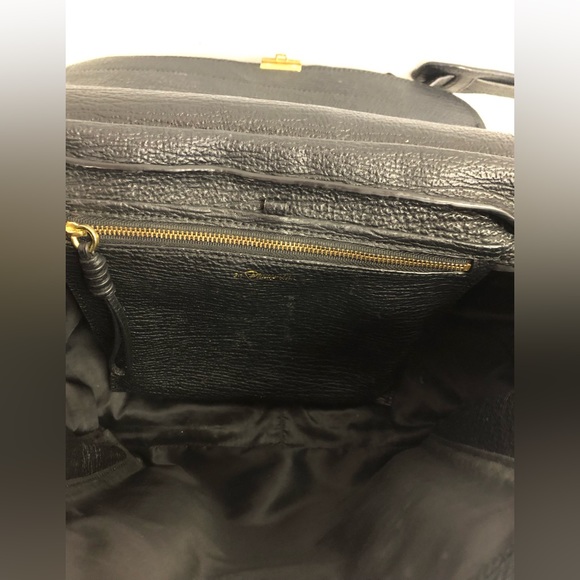 3.1 PHILLIP LIM LARGE PHASHLI CROSS BODY STRAP AND TWO SHORT HANDLES FRONT ZIPS - Picture 9 of 14